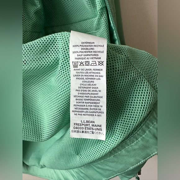L.L. Bean Packable Rain Jacket - Picture 10 of 16